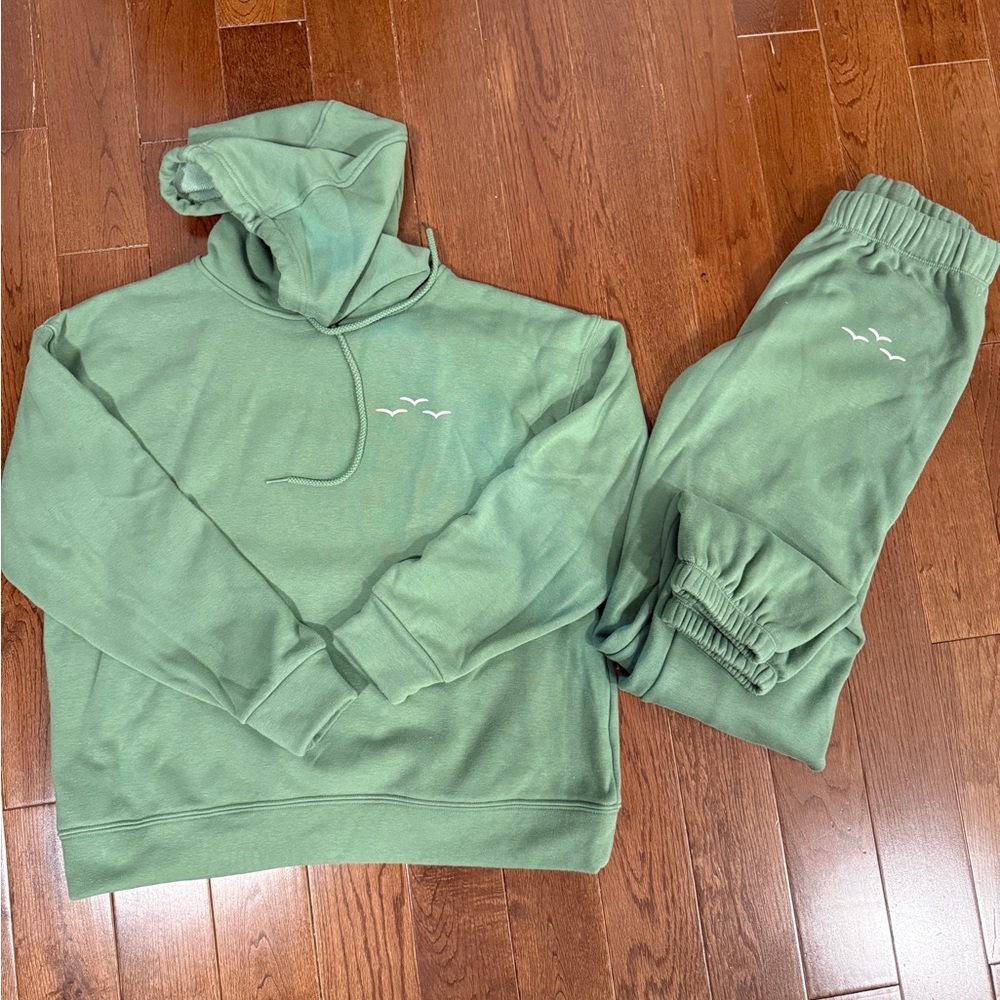 Lazypants Fleece-Lined Sweatsuit Set — Small/XS